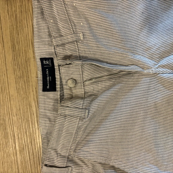 Abercrombie & Fitch Other - Abercrombie & Fitch Blue and White Pinstripe pants